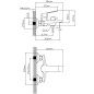 Смеситель для ванны AV ENGINEERING Win black (AVWIN3-BL165-130) - Фото 14