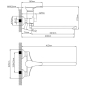 Смеситель для ванны AV ENGINEERING Jas (AVJAS7-A080-222) - Фото 8