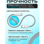 Кабель USB KEIZEN KZ-5289105, Type-C - Type-C, PD65W, 1 м, голубой - Фото 5