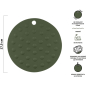 Коврик под горячее круглый PERFECTO LINEA Natural Green (23-016118) - Фото 2