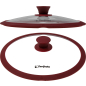 Крышка стеклянная 24 см PERFECTO LINEA Burgundy (25-024321) - Фото 4