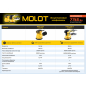 Шлифмашина эксцентриковая (орбитальная) MOLOT MRS 1230 (1335778) - Фото 19