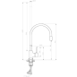 Смеситель для кухни без излива AV ENGINEERING (AVTRO1-10686SB) - Фото 2