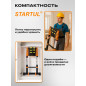 Лестница телескопическая алюминиевая приставная 350 см 8,5 кг STARTUL Black Line (ST9931-035) - Фото 6