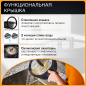 Кастрюля алюминиевая 5 л FISKARS Hard Face (1075527) - Фото 5