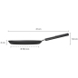 Сковорода алюминиевая блинная 22 см FISKARS Hard Face (1075522) - Фото 7