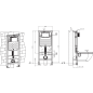 Инсталляция для унитаза 3 в 1 с кнопкой 311 AV ENGINEERING (AVW31-311) - Фото 3