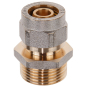 Ниппель латунный 16(2.0)х3/4" с наружной резьбой для труб PEX AV ENGINEERING (AVE309014)