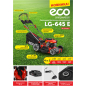 Газонокосилка бензиновая самоходная ECO LG-645 E (EC2014-6) - Фото 15