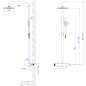 Душевая стойка  AV ENGINEERING Bon (AVBON15-BW0) - Фото 2