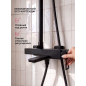 Душевая стойка ECONOCE серия 810 черный (EC0812BL) - Фото 7