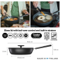 Сотейник алюминиевый 28 см FISKARS Hard Face (1075530) - Фото 4