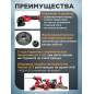 Шлифмашина угловая аккумуляторная WORTEX CAG 1812-2 E XLT SOLO (1334916) - Фото 3
