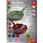 Сковорода алюминиевая 22 см PERFECTO LINEA Cook&Fun бургундия (55-225304) - Фото 8