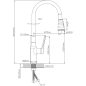 Смеситель для кухни ECONOCE D35 серия 750 (EC0753) - Фото 2