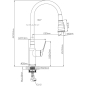 Смеситель для кухни ECONOCE D35 серия 760 (EC0764) - Фото 2