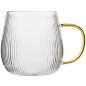 Кружка стеклянная PERFECTO LINEA Aria Golden 400 мл (30-004001) - Фото 2