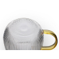 Кружка стеклянная PERFECTO LINEA Aria Golden 400 мл (30-004001) - Фото 4