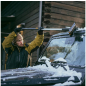 Щетка для снега со скребком телескопическая FISKARS X-series 96-121 см (1078492) - Фото 15