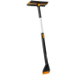 Щетка для снега со скребком телескопическая FISKARS X-series 96-121 см (1078492) - Фото 7