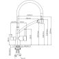 Смеситель для кухни AV ENGINEERING Lux D35 графит (AVLUX4-A49ST) - Фото 9