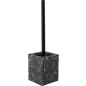 Ершик для унитаза PERFECTO LINEA StoneWave черный (35-130804) - Фото 11