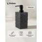 Дозатор для жидкого мыла PERFECTO LINEA StoneWave черный (35-130801)
