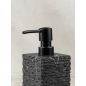 Дозатор для жидкого мыла PERFECTO LINEA StoneWave черный (35-130801) - Фото 2