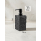 Дозатор для жидкого мыла PERFECTO LINEA StoneWave черный (35-130801) - Фото 6