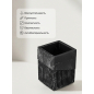 Стакан PERFECTO LINEA Element Marble черный (35-618602) - Фото 5