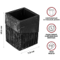 Стакан PERFECTO LINEA Element Marble черный (35-618602) - Фото 10