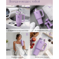 Термокружка c трубочкой PERFECTO LINEA Styley blooming lilac 1,18 л (27-120012) - Фото 5