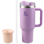 Термокружка c трубочкой PERFECTO LINEA Styley blooming lilac 1,18 л (27-120012) - Фото 10