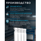 Радиатор биметаллический AV ENGINEERING Гродно 500/80 4 секции (AVE604801) - Фото 3