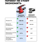 Шлифмашина эксцентриковая (орбитальная) WORTEX RS 1250-1 E (2319096) - Фото 2