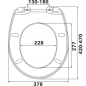 Сиденье для унитаза AV engineering Идея (AVE129624) - Фото 12