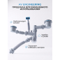 Сифон для кухни выпуск 3 1/2" гибкая труба 1 1/2" - 32/40/50 мм AV Engineering (AVE129784) - Фото 11