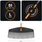 Грабли веерные FISKARS OneClick L (1080673) - Фото 8