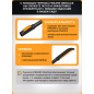 Черенок алюминиевый FISKARS OneClick L 161 см (1080547) - Фото 2