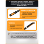 Черенок телескопический FISKARS OneClick М 119-174 см (1080671) - Фото 2