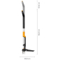 Корнеудалитель телескопический FISKARS X-series (1080510) - Фото 8