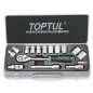 Набор инструментов 1/2" 6 граней 15 предметов TOPTUL (GCAD1502)