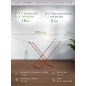 Сушилка для белья напольная PERFECTO LINEA Bona бело-красная (46-021821) - Фото 2