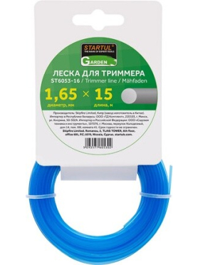 Леска для триммера d 1,65 мм STARTUL GARDEN
