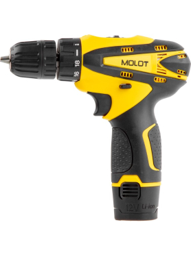 Дрель-шуруповерт аккумуляторная MOLOT MBD 1215 DLI