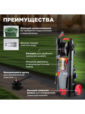 Мойка высокого давления ECO HPW-1825RSE 