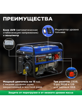 Генератор бензиновый ECO PE-8501S3