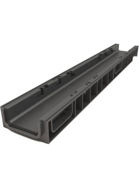 Лоток водоотводный 100.65 h69 light пластиковый ECOTECK (ДИ 11905000)