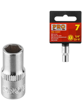 Головка 1/4" 6 граней PRO STARTUL