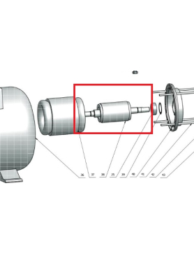 Ротор для насосной станции ECO GFI-904, GFI-07P 